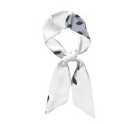 Tcoay Corazón de erizo kawaii, pañuelos para el cuello, diademas, bufandas estampadas para mujer, accesorios para bolsos y ropa