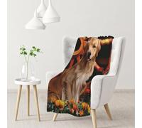 Tcoay Flores para Golden Retriever,Manta Decorativa para sofá Cama o Silla, Manta de Viaje de 76 x 101 cm.
