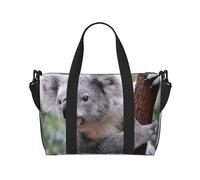 Tcoay Koala en rama, bolso de playa para mujer - Bolsos de hombro reutilizables de viaje