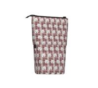 Tcoay Todos mis Mejores Amigos Son Westies, portalápices de pie, Bolsa de papelería, Organizador de lápices, Estuche telescópico para lápices