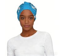 Tcoay Westie Dogs Running, turbante para mujer, gorro con nudo suave, pañuelo bohemio para la cabeza, pasamontañas elástico