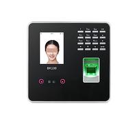 TCP/IP USB Biométrico Huella Dactilar Reconocimiento Facial Empleado Tiempo de Asistencia Máquina Reloj de Tiempo Dispositivo Registrador(Color:BK100-B)