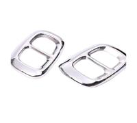 TCPCHKHOPP Doble Terminal Escape para GLA Clase 200/220/260 para X156 2015-2018 Cubierta Punta Acero Inoxidable Coche Embellecedores Tubo Escape Garganta Trasera Doble Punta Escape(Silver)