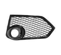 TCPCHKHOPP Faro Antiniebla Rejilla para Civic para Type R 2017-2021 Cubierta De LámPARA Negra Brillante Malla Cubierta Antiniebla De Malla Parachoques Delantero Coche Faro Antiniebla Cubrir(Right)