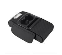 TCPCHKHOPP Listón Salpicadero Compartimento Central para Coche Caja Almacenamiento con Reposabrazos Organizador Cojín Elevación Portavasos Accesorios Interiores Moldura Interior(2)