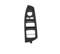 TCPCHKHOPP Tirador Puerta Interior para 7 Series para F01 para F02 2008-2015 Interruptor Elevador Control Ventana Interior Coche Embellecedor De Panel Manija Interior Puerta(Black Front Left)