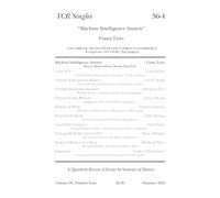TCR Singles 36-4 Machine Intelligence Anxiety