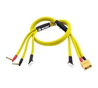TCRC Enchufe de carga 4S XT90 de 600 mm/conectores de equilibrio XH de 5 pines con conector de batería de 4 mm/5 mm