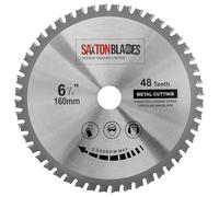 TCT16048TMB Saxton TCT - Hoja de sierra circular (aluminio, cobre, metal, 160 mm x 48T, compatible con sierras de 165 mm)