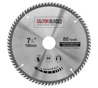 TCT19080T Saxton TCT - Hoja de sierra circular para madera, 190 mm x 30 mm x diámetro x 80 T para Bosch Makita Dewalt