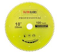 TCT250100TPRO Saxton Professional Range TCT - Hoja para sierra circular (250 mm x 100 T x 30 mm, anillos de reducción de 16, 20 y 25 mm) compatible con Bosch Makita Dewalt, etc.