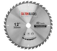 TCT30540T Hoja circular de sierra de madera Saxton TCT, 305mm x 30mm de diámetro x 40T, compatible con Bosch Makita Dewalt