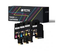 TCTK Tóner 106R01630 Pack de 4 CMYK Compatible con Xerox Phaser 6000 6010 6010N, para WorkCentre 6015 6015VB 6015VN 6015VNI