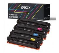 TCTK Tóner 131X CRG-731H Pack de 4 CMYK Compatible con Canon IC MF621Cn MF623Cn MF626Cn MF628Cw MF8210Cn MF8230Cn MF8250Cn MF8280Cw, para LaserJet Pro 200 Color M251nw M276n/nw, sustituye CF210X
