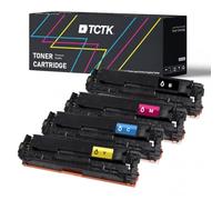 TCTK Tóner 131X CRG-731H Pack de 4 CMYK Compatible con Canon IC MF621Cn MF623Cn MF626Cn MF628Cw MF8210Cn MF8230Cn MF8250Cn MF8280Cw, para LaserJet Pro 200 Color M251nw M276n/nw, sustituye CF210X