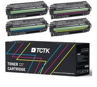 TCTK Tóner 212X Pack de 4 CMYK Compatible con HP Color LaserJet Enterprise Flow MFP M554 M578c, para Color LaserJet Enterprise M554 M554dn M555 M555dn M555x, sustituye W2120X