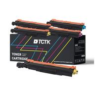 TCTK Tóner TN-243 Pack de 5 1x Negro 1x Cian Magenta 2X Amarillo Compatible con Brother DCP-L3510CDW DCP-L3517CDW DCP-L3550CDW HL-L3210CW HL-L3230CDW HL-L3270CDW MFC-L3710CW, sustituye TN243BK