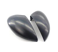 TCVCTNMZTX 2 PCS Cubierta de espejo la puerta trasera del ala fibra carbono for FORD FIT for FIESTA MK7 2008 2007 2011 2012 2013 2014 2016 2017 espejo retrovisor(Matte Black)