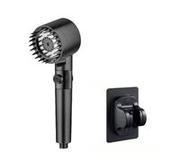 TCVCTNMZTX Cabezal de ducha for masaje cabeza, filtro parada agua un clic for cabezales, accesorios baño, perillas, piezas, for el hogar Cabezal de ducha(Black suit B)