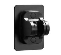 TCVCTNMZTX Cabezal de ducha panel grande 150 mm for recarga, color plateado y negro, boquilla masaje ajustable 3 modos, filtro agua for baño Cabezal de ducha(Black Bracket)