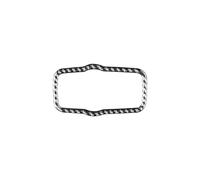 TCVCTNMZTX Compatible for Alfa Romeo Giulia 2015-2023, cubierta de botón interruptor faro coche fibra carbono, accesorios adhesivos embellecedores Pegatinas para el interior del coche