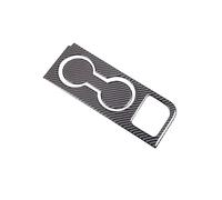 TCVCTNMZTX Decoración de la cubierta del panel portavasos control central Compatible for los accesorios Ford Maverick 2022 2023 - Fibra carbono suave Pegatinas para el interior del coche
