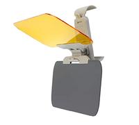 TCVCTNMZTX Parasol de coche HD Anti-UV día noche antideslumbrante gafas Clip-on conducción vehículo escudo for visera espejo giratorio Parasoles para coche