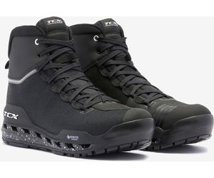 TCX Climatrek Surround Gore-Tex Zapatos de motocicleta, Negro/Blanco, Talla 46