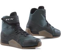 TCX District Zapatos de moto impermeables, negro-marrón, tamaño 38 para Hombres