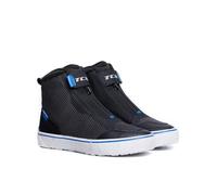 TCX Ikasu 2 Air Zapatos de moto para mujer, negro-blanco-azul, tamaño 39