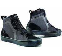 TCX Ikasu Zapatos de motocicleta impermeables, negro-gris, tamaño 46 para Hombres