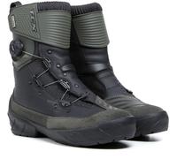 TCX Infinity 3 Mid WP Botas de moto, negro-verde, tamaño 47 para Hombres