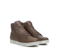 TCX - Mood GTX, Zapatillas de Moto para Hombre, Impermeables y Transpirables con Membrana Gore-Tex, Parte Superior de Piel, Cierre de Cordones, marrón