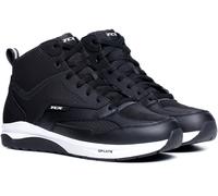 TCX Nalbak Zapatos de moto impermeables, negro-blanco, tamaño 43 para Hombres