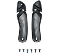 TCX R-S2 Deslizadores de aleación de los dedos de los dedos, negro-gris para Hombres
