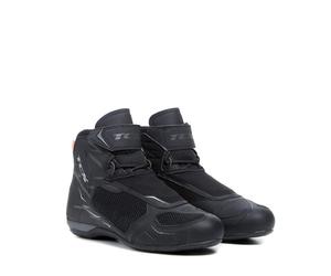 TCX R04d Air zapatillas de moto para hombre, transpirables y versátiles, parte superior de malla con revestimiento termofusible, cordones y cierre de velcroHombre
