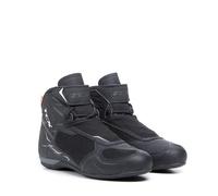 TCX - R04D Lady Air, Zapatillas de Moto para Mujer, Transpirables y versátiles, Parte Superior de Malla con Revestimiento termofusible, Cordones y Cierre de Velcro, Negro/Blanco