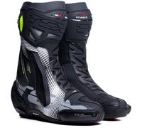 TCX RT-Race Pro Air 2023 Botas de moto, negro-gris-blanco, tamaño 41