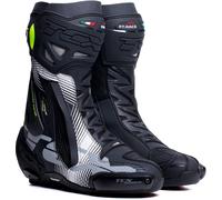TCX RT-Race Pro Air 2023 Botas de moto, negro-gris-blanco, tamaño 40