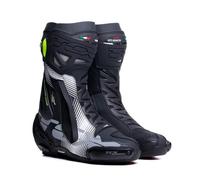 TCX - RT-RACE PRO AIR, Botas de Moto Deportivas, Hombre, Negro/Blanco/Gris, 39