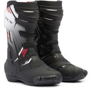 TCX S-TR1 Air Botas de moto perforadas, negro-blanco-rojo, tamaño 43 para Hombres