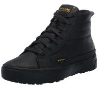 TCX - STREET 3 LADY WP, Zapatos de Moto de Piel, Impermeables, Mujer, Negro/Negro/Oro, 37