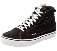 TCX - STREET 3 WP, Zapatos de Moto de Piel, Impermeables, Hombre, Negro/Blanco, 43