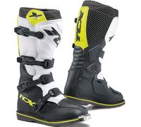 TCX X-Blast Botas de Motocross, blanco/negro/amarillo, Talla 39