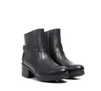 TCX - X-Boulevard Waterproof, Botas de Moto para Mujer, Impermeables con Membrana T-Dry, Parte Superior de Piel, Cierre de Cremallera Lateral y Hebilla Ajustable, Negro