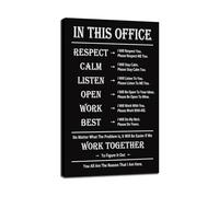 TCYNNQVD Corporate Teamwork Collaboration Motivational Poster Inspirational Office Wall-Art for Leadership Conference Room Employee Motivation Workplace Decor(Framed,12x18inch(30x45cm))