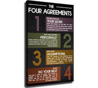 TCYNNQVD Inspirational Wall-Art - Canvas Prints and Posters for Home Aesthetics - Office Bedroom Living Room Decor(Framed,08x12inch(20x30cm))
