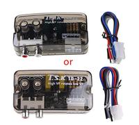 TD-22 - Adaptador convertidor estéreo de alta a baja frecuencia ajustable de 12 V con función de retardo, estéreo electrónico para vehículos
