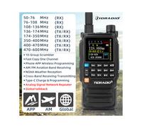 (TD-H3Plus-Negro)Nuevo TIDRADIO H3 Plus Global Walkie Talkie Repetidor Bluetooth Contestador Automático
