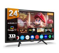 TD Systems - Smart TV 24 Pulgadas, Television TDT HD, Android TV 11, Televisor con 3 años de garantía - PRIME24C19GLE